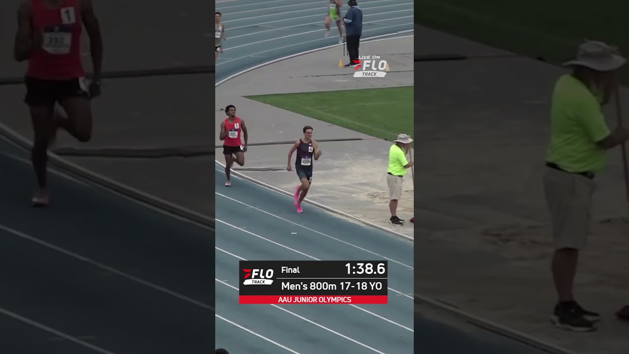 Caleb Winders Holds On For Victory at the AAU Junior Olympic Games ⛈️🚀 Runs 1:50 800m
