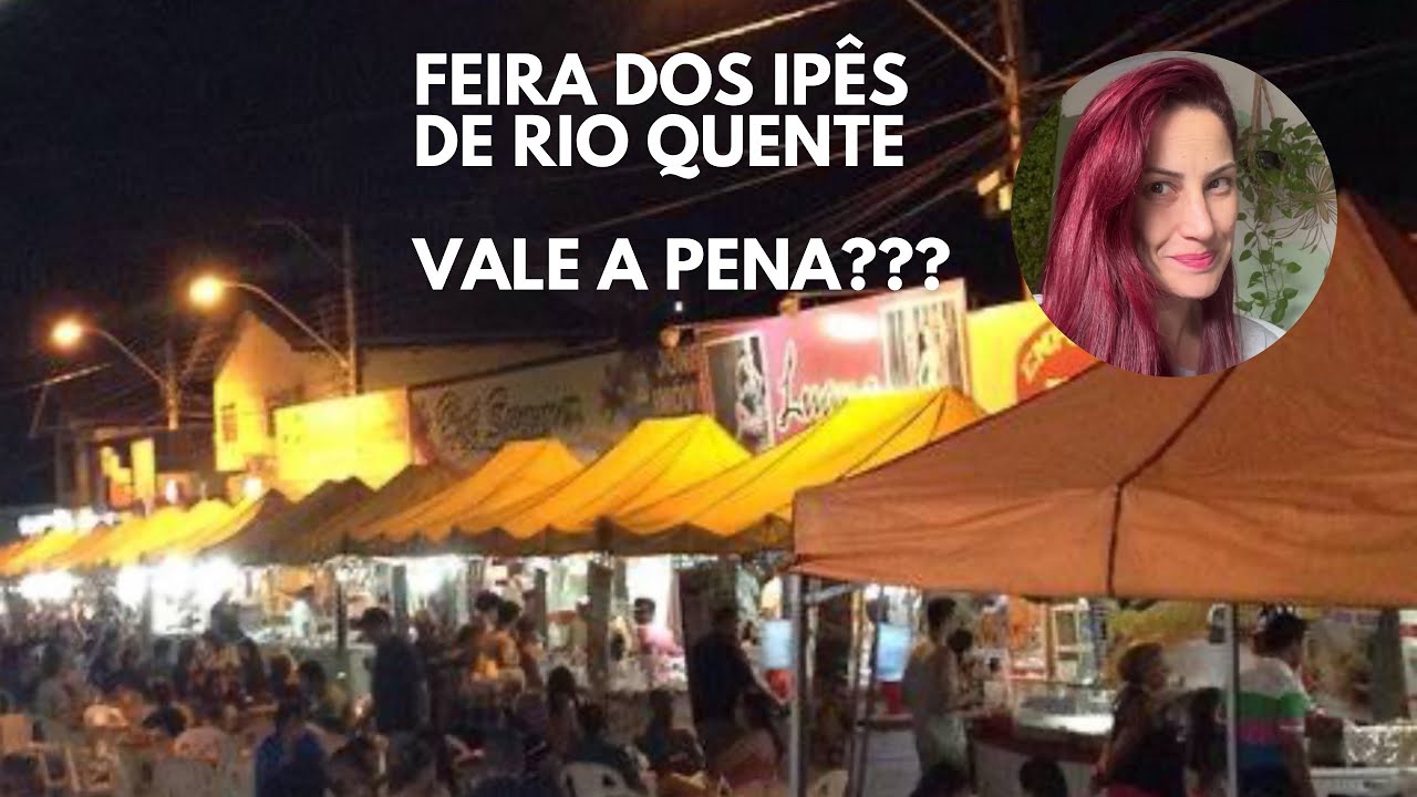 Feirinha gastronômica ou feira dos Ipês de Rio Quente/GO