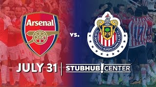 Arsenal vs. Chivas Guadalajara | July 31, 2016 | StubHub Center screenshot 4