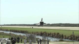 STS133 Landing