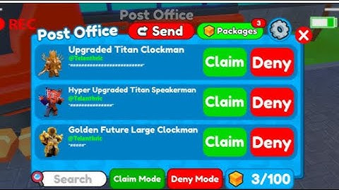 Day 1 Of checking post office until old godly or Hyper in toilet tower defense #ttd