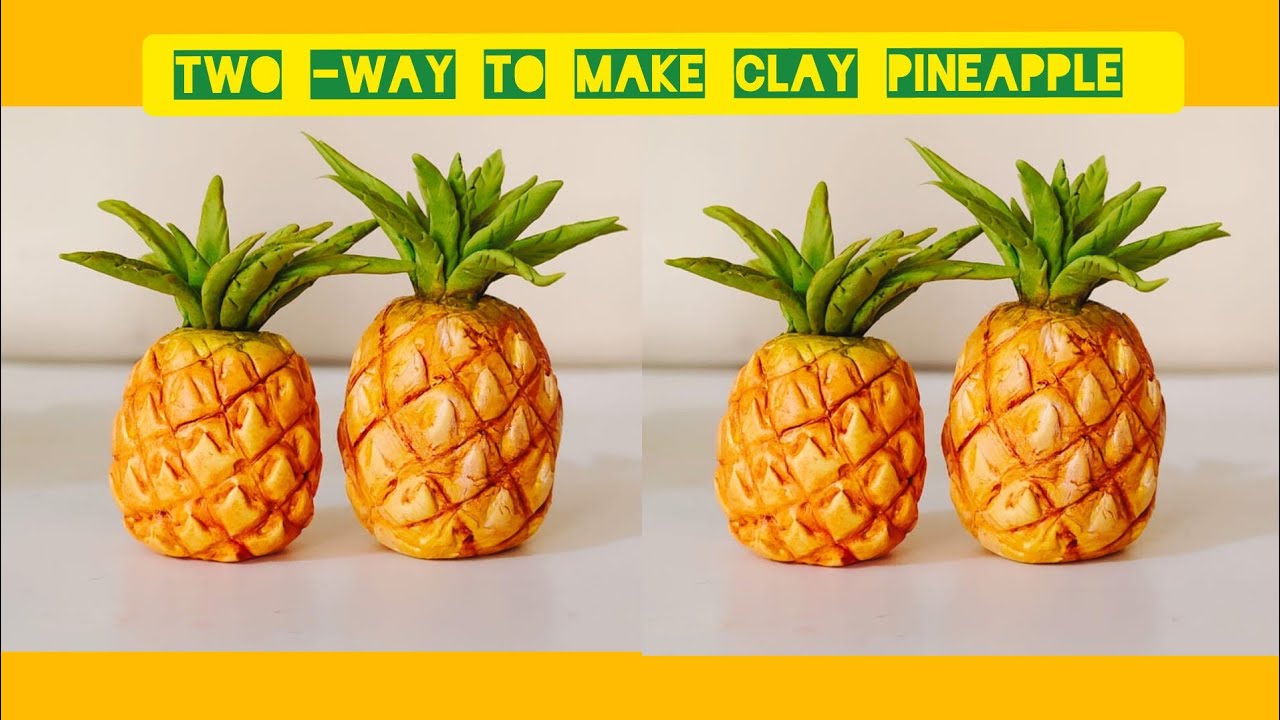 Crafting Pineapple 🍍 with two Techniques 
