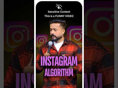 Instagram Algorithm😻 Stand up comedy #shorts
