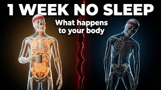 What Happens To Your Body When You Don't Sleep For 1 Week | 3D Body Science, 3D Human anatomy 