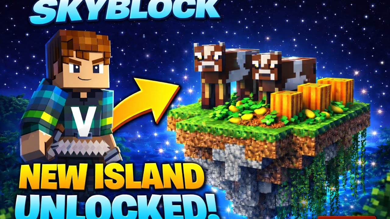 Finally New Island Unlock 😍 |Cubecraft SkyBlock EP 2 - YouTube