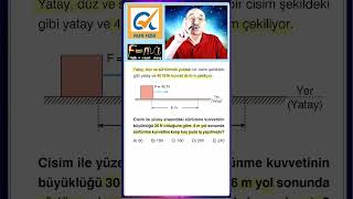 1 Soru 1 Net I İş Ve Enerji I Sürtünme Kuvveti I