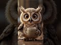 Când cafeaua are prea mult cofeină 😂 #shorts #owl