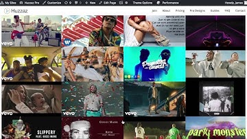 Huzzaz Video Gallery Embed: Grid Layout without Spaces