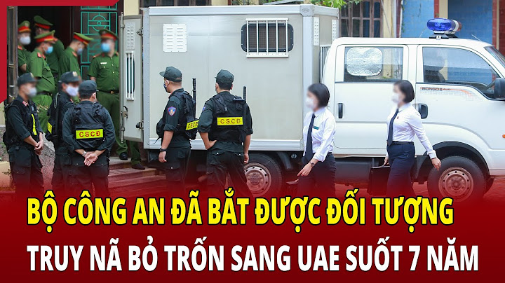 Bộ Công an đã bắt được đối tượng truy nã bỏ trốn sang UAE suốt 7 năm | Báo Thanh Hóa
