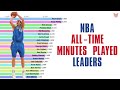 NBA All-Time Minutes Played Leaders (1952-2019)