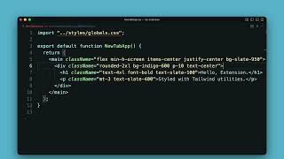 Extension.js: Tailwind CSS HMR