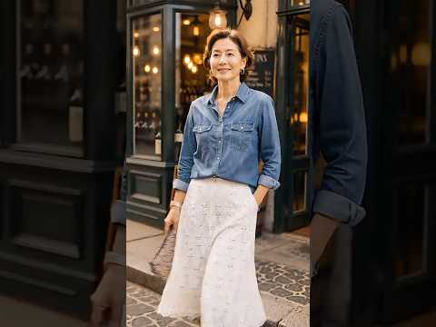 4060 이 넥라인' 하나로 <strong>청담동</strong> 사모님핏 #중년패션 #fashion #мода #style #luxury