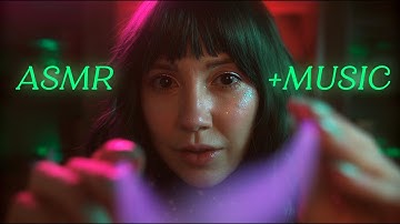 (Music Ver.) Night Lights ASMR 🎆 (Fiber Optic Wands, Glow Sticks, Layered Sounds, Visual Triggers)