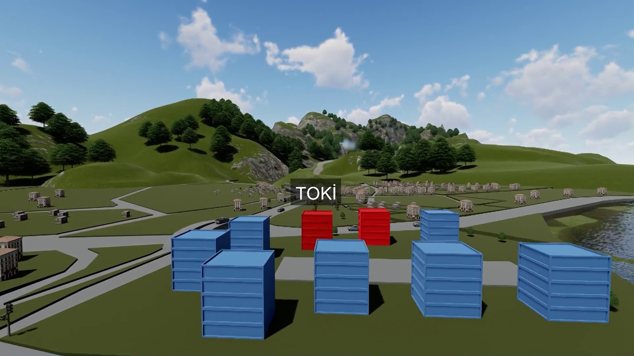 Samsun DSİ YILANLIDERE SEL KAPANI  TAŞKIN ANİMASYONU