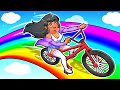 Riding 99,999,999 BIKE SLIDES in Roblox!