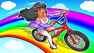 Riding 99,999,999 BIKE SLIDES in Roblox!