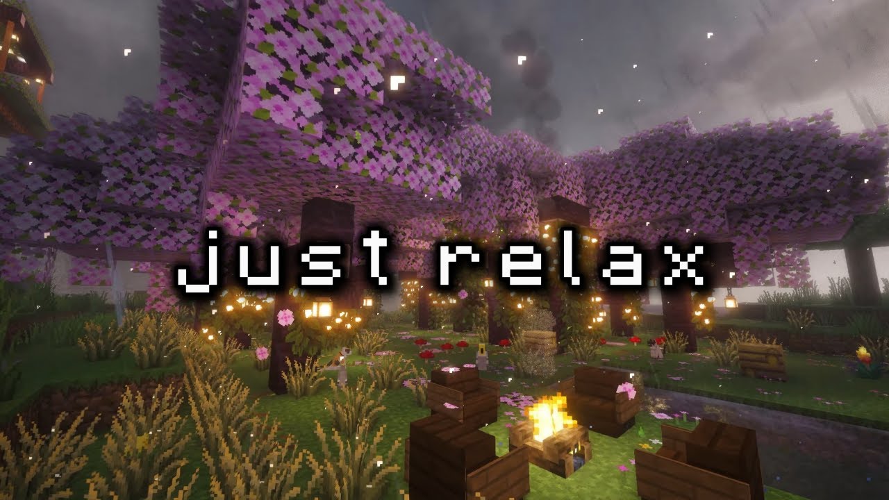 🌙 just relax, no more worries tonight... 💤 rainy peaceful minecraft ambience & c418 music