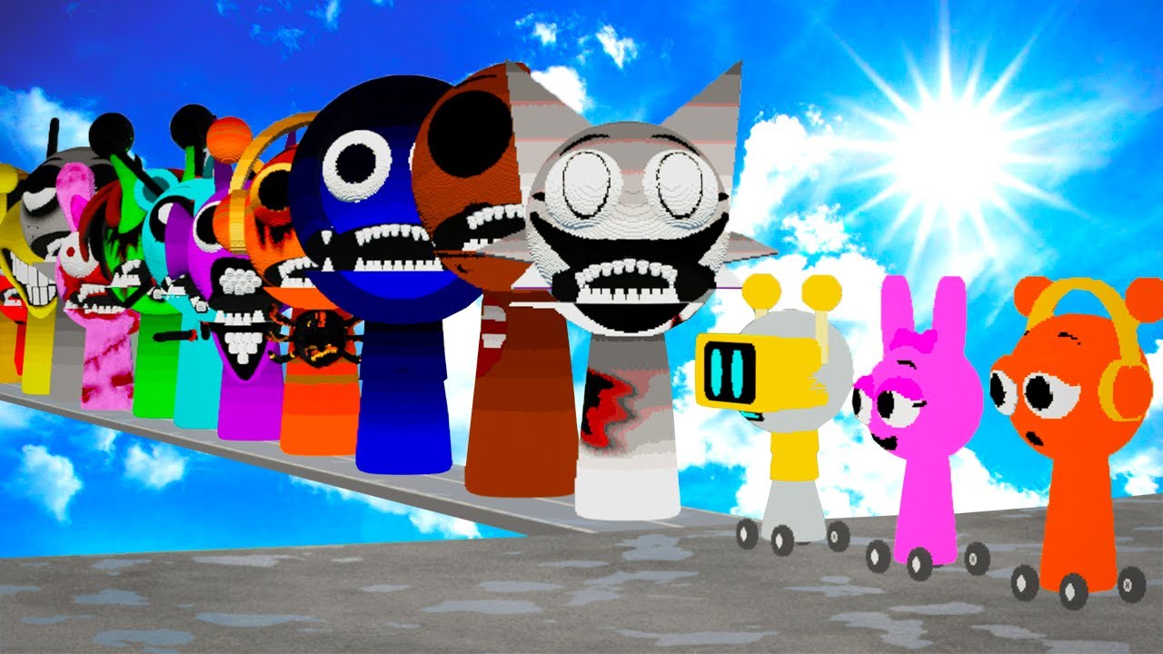 Incredibox SPRUNKI Phase 1 vs SPRUNKI EVOLUTION WALLS in Teardown