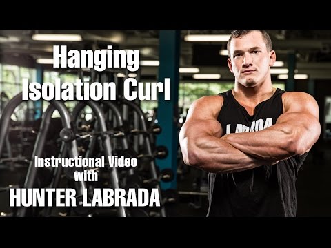 Hunter Labrada - Hanging Isolation Curl - Instructions / Tips