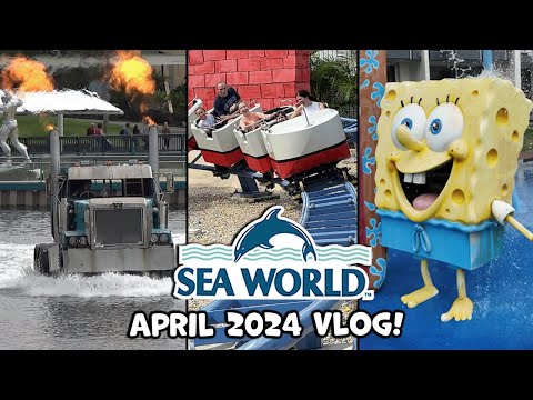 Sea World Gold Coast | April 2024 Park Visit &amp; Update! | Theme Park Video