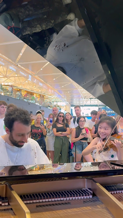 Pirates of the Caribbean insane duet with 10-year old violin prodigy! 🎻🤯