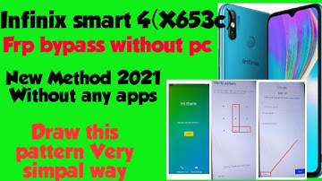 Infinix Smart4 X653C frp bypass without pc/ALL Infinix gmail remove without pc/FRP King Yasir/