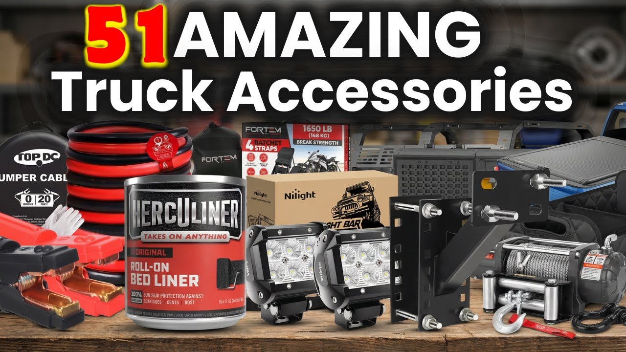 51 потрясающих новых аксессуаров для грузовиков, которые стоит купить в 2026 году!