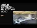 How to relax  1 hour small waterfall  sound