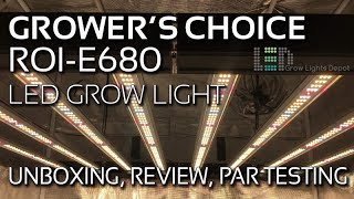 Choice LED Grow Unboxing, Review, PAR Testing - YouTube