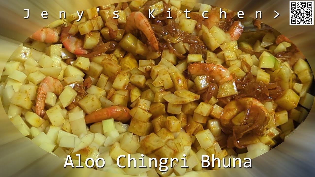 কিভাবে আলু দিয়ে চিংড়ি ভুনা করবেন? | Aloo Chingri Bhuna | বাঙালি ঘরোয়া রেসিপি | @JenysKitchens