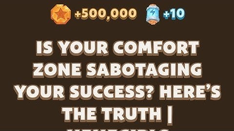 Is Your Comfort Zone Sabotaging Your Success? Here’s the Truth | MemeGirls | Memefi Video Code