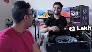 Building our Gaming PC worth 2 Lakh! Ft. Cyber Security Engineer!