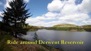 Bike ride around Derwent Reservoir, Peak District, UK