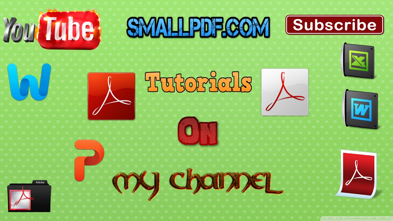 SmallPdf Excel PDF YouTube Smallpdf excel pdf youtube