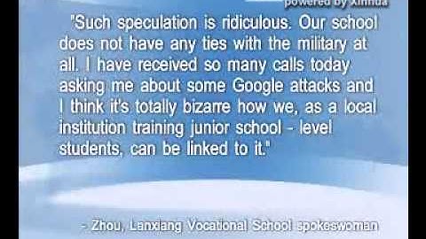 Chinese Schools Linked to Google Cyber Attacks