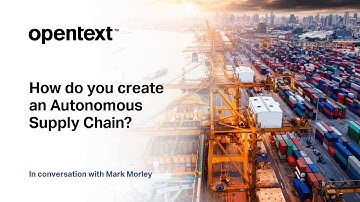 How do you create an Autonomous Supply Chain?