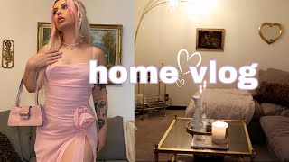 HOME VLOG: re-decorating, prettylittlethinghaul, what i eat in a day, thrifted living room tour
