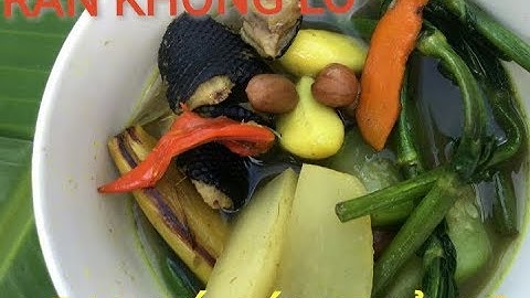 Rắn hầm sả mùa mưa!