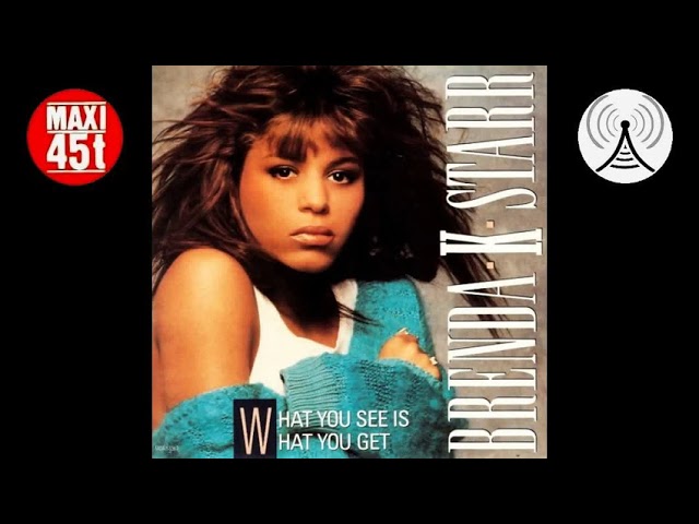 Brenda e • What you see.. Deep Funk Brenda K. Starr - What you see is what you get (Maxi single - 1988