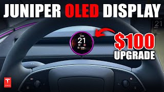 New Tesla Model Y Juniper OLED Front Display / Blind Spot Warning & More! #tesla
