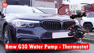Bmw G30 Water Pump And Thermostat Replacement
