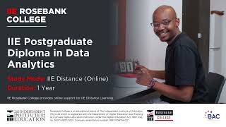 IIE Postgraduate Diploma in Data Analytics