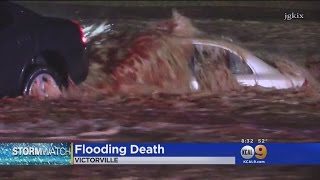 Male Motorist Killed In Victorville After Being Overcome By Flash Flood