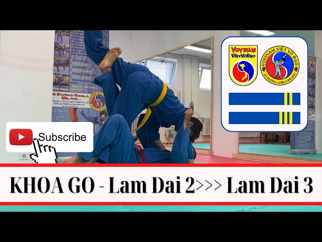 Vovinam Tutorial | KHOA GO - Exam for Blue Belt 3rd Cap | M° Vittorio Cera