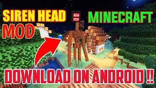 HOW TO DOWNLOAD SIREN HEAD MOD IN MINECRAFT ON ANDROID | FLISHCOT GAMING screenshot 2