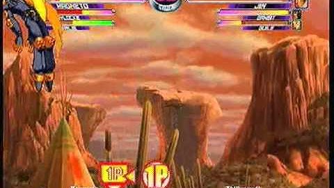 MvC2 Online (360): Brett (Cha/Mag/Psy) vs Thillygewth (Gui/Jin/Gam) 2 .:6.2.10:.