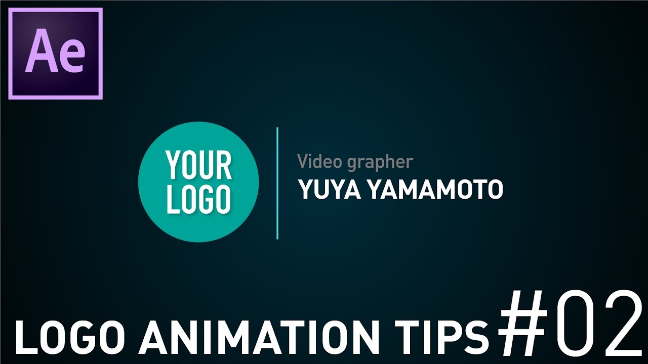 Aftereffectsを使ったロゴアニメーションの作り方 Tips 2 Logo Animation Tips 2 Youtube