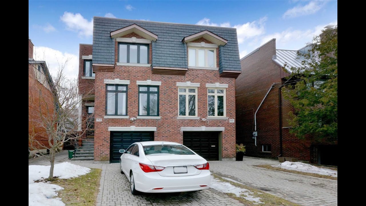 Townhouse at 91 St Clements Ave, Toronto, ON M4R 1H1 For sale YouTube