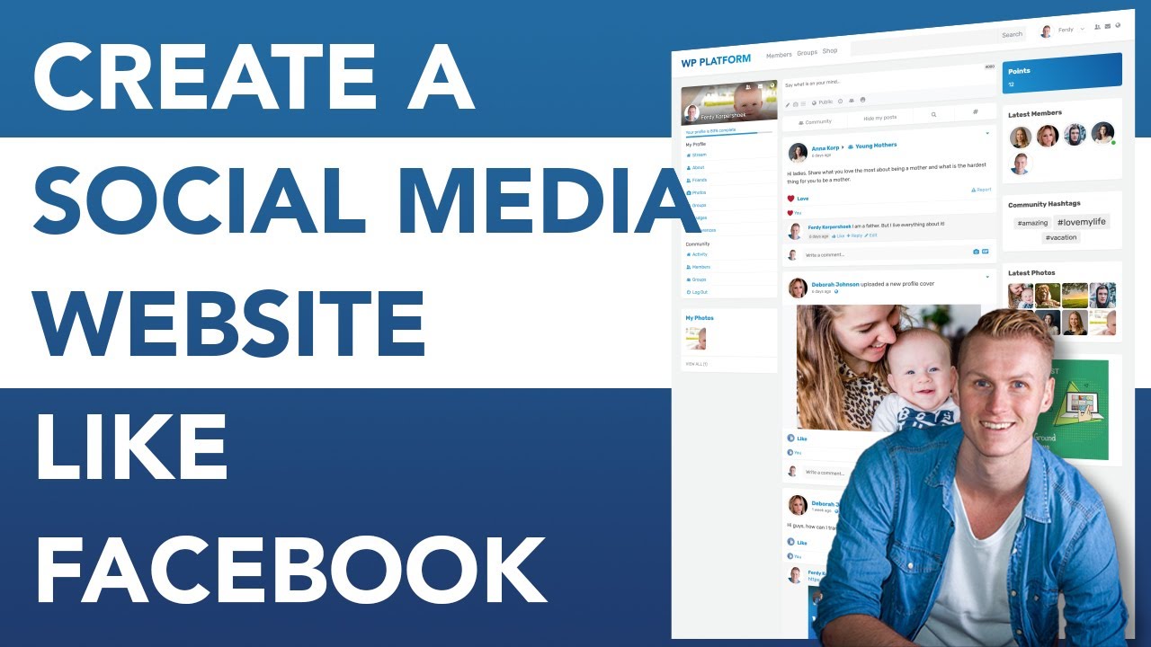 How To Make a Social Media Website with WordPress