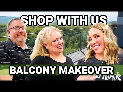 SHOP WITH US | BALCONY MAKEOVER